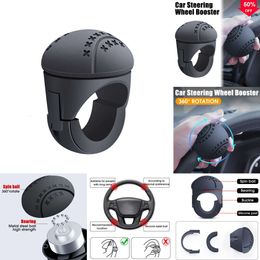2024 Car Steering Wheel Booster Labor-Saving One Hand 360 Degree Rotation Anti-Slip Knob Ball Design Steering Booster For Trucks Auto