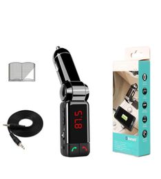 Latest Car Bluetooth Kit FM Wireless o Receiver Transmitter MP3 Player Hands Free USB Charger Modulator2499574