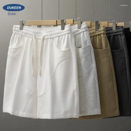 Men's Pants EN American Splicing WorkWear ShortS For Summer Fashion Cityboy SportSwear Knitted Capris