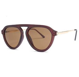 Classics Fashion Luxury Brand Sunglasses Men Sun Glasses Women Metal Frame Black Lens Eyewear Driving Goggles UV400 T50 240416