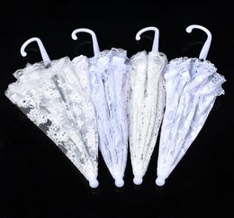 Lace Umbrella Stage Performance Embroidery Lace Umbrella Bridesmaid Bride Pograph Prop Craft Umbrella Wedding Party Decoration 8828664