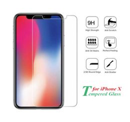 For iPhone 8 Plus iPhone X 7 6S 6 Plus Tempered Glass Screen Protector Factory Supply Top Quality 25D 9H Ship Out With9559587