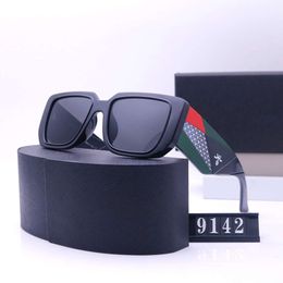 Box Sunglasses for Men Women Street Photography Sunglasses Classic Travel Glasses 9142