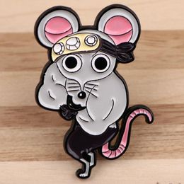 Brooches Anime Mouse For Women Cartoon Cute Enamel Pins Metal Badge Fashion Jewelry Clothes Hat Backpack Accessory Friends Gift