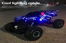 92216 Remote Control Car Mist Spray 116 OffRoad Buggy Climbing LED Light 24G 4WD Rc Trucks Gift for Kids2677594