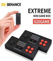 Extreme Super Mini Box 24G Wireless Gamepad Handheld Game Console 620games Retro 8 Bit Games Support TV Output1678419