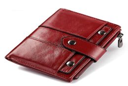 Genuine Leather ladies purse Rfid Woman Wallet Short Fund Hasp Zipper Cowhide Shopping Small Change Bag wallets european purses fo3705459