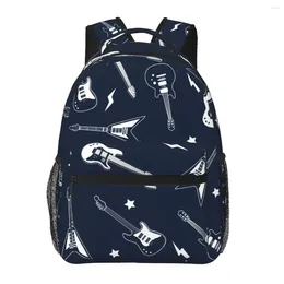 Backpack Different Kinds Of Guitar Print 2024 School For Teenage Girls Boys Mochilas