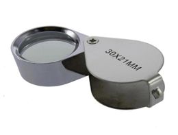 Mini 30X Glass Magnifying Magnifier Jeweller Eye Jewellery Loupe Loop Triplet Jewelers285O32519782735117