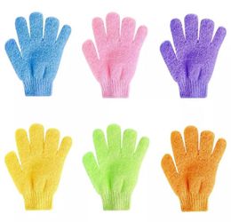 Cloth Bath Glove Moisturising Spa Skin Baths Shower Gloves Wash Scrubber Back Scrub Towel Scrubs Body Massage Sponge BathGloves F4268403
