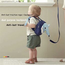 Carriers Slings Backpacks Babies toddlers leak proof cartoon animal bags baby straps childrens safety learning walking bags Q240416
