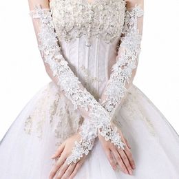 wedding gloves lace extensi thin secti taking pictures bride wedding dr gloves sun protecti travel hand sleeves 70It#