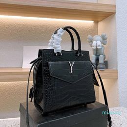 Black Designer Totes Bags Briefcase Handbags Purse Women Leather Elegant Work Shoulder Crossbody Bookbags