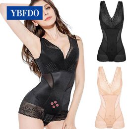 Bras Ybfdo Body Shaper Waist Trainer Pulling Corset Slimming Sheath Belly Women Butt Lifter Corrective Underwear Bodysuits Shapewear