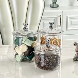 Kitchen Storage Jars With Lids Sealed Food Container Home Coffee Bean Chocolate Candy Snack Biscuits Box Seasoning Bottle 240416