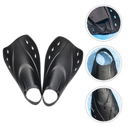 1 Pair Adjustable Swim Fins Adults Swimming Snorkeling Training Floating Flipper 240410