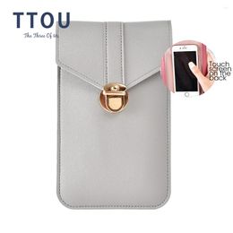 Bag Mini Crossbody Shoulder Bags Women Multi-functional Touchable Cell Phone Wallet Card Purse Ladies Small Female Messenger