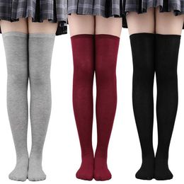 Sexy Socks Sexy Black White Striped Long Socks Women Over Knee Thigh High Socks Over The Knee Stockings For Ladies Girls Warm Knee Socks 240416