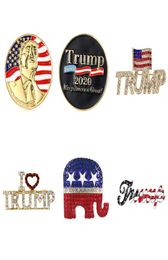 2020 US Election Brooch, Trump Brooch, Fashion ic Trump PIN BROOCH BADGE, Accessories Rhinestone Brooch Pin7031650