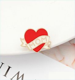 Pins Brooches Mom Love Mother Enamel Brooches Pin For Women Fashion Dress Coat Shirt Demin Metal Funny Brooch Pins Badges Promotio1529435