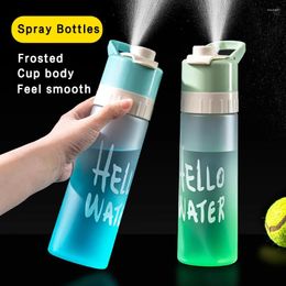 Water Bottles Spray Fog Bottle Large Capacity Male And Female Sports Food Grade Students Cool Down Portable Canteen Cup