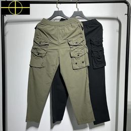 Men's Pants High Quality Side Patch Tactical Men Women Multi Pockets Functional Badge Embroidery Cargo