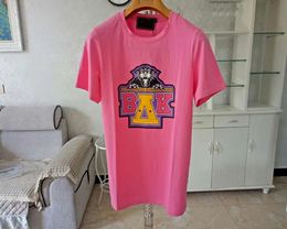 2020TShirts Beach Straight Fashion Pink Yellow lovely Men Women Tees Cotton Beach Wind Cheap Apparel7343275