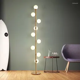 Floor Lamps Modern Led For Living Room Standing Light Bedside Illumination Home Deco Lighting Fixtures Nordic Bedroom Luminaires
