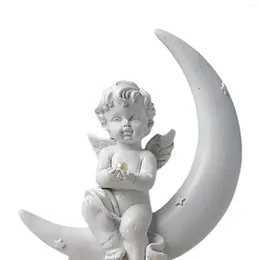 Candle Holders Angel Figurine Tea Light Holder Cherub Sculpture Memorial Gifts Resin Crafts For Wedding Love Grieving Sympathy Gift