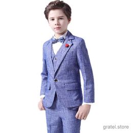 Suits Luxurious Wedding Suit For Boys Flower Kids School Graduation Suit Piano Show Ceremony Costume Children Performance Formal Suit