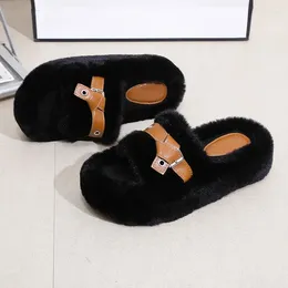 Casual Shoes Basic Cow Suede Flats For Women 2024 Winter Solid Ladies Round Toe Rubber Zapatos Para Mujeres