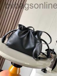 Women Fashion Loeweelry Original Designer Bags Flamenco Lucky Bag Drawstring Cloud Bag Puzzle Cowhide Women Top Brand Shoulder Totes with Logo