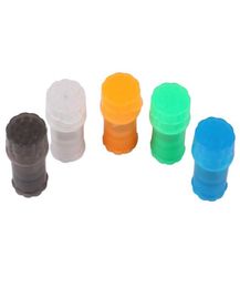 New removable 40mm 3layer plastic tobacco grinder for smoking with storage box herb jar7229469