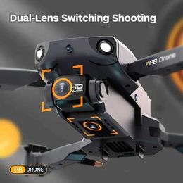 Drones New P8 RC Drone with 8K HD Camera Obstacle Avoidance Folding Drone 8K Aerial Photography Quadcopter Remote Control Plane Toys 240417