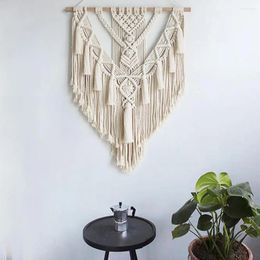 Tapestries Weaving Tapestry With Tassel Durable Hanging Decorative Props For Bedroom Home