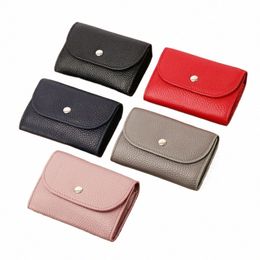 portable Coin Purse Large Capacity Mey Bag Leather Mini Wallet Small Card Bag Soft Leather Busin Card Holder Coin Bag 246r#