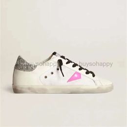 2024New Top Casual Shoes Kunden Golden Super Gootity Star Designer Sneakers Dirtys Paillette Dreck Dirty White Grey Stars Sier Tail Shoe Superstares 85