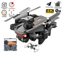 Drones P11S New Rc Mini Drone 4K Dual Camera HD Wide-Angle Camera WIFI FPV Aerial Photography Helicopter Foldable Quadcopter Drone Toy 24416