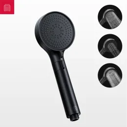 Products Diiib Rainfall Shower Head High Pressure Faucet Black Round Water Saving Adjustable Handheld Shower for Xiaomi Mijia Bathroom