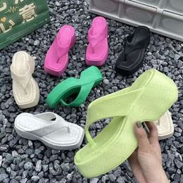 HBP Non-Brand Chinese Outdoor Summer Woman Beach Slipper Chanclas Wholesale Factory Cheap PVC Slim Flip Flop Wedding Slides 36-41