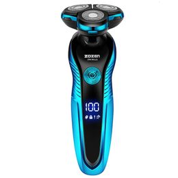 Electric Shaver Washable Rechargeable Razor Hair Clipper Cutting Shaving Machine for Men Beard Trimmer WetDry Dual Use 240410