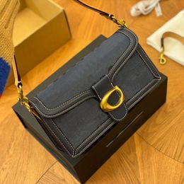 High Quality designer bag tabby shoulder Bag 26 handbags double strap purse clutch Bags small crossBody fashion wallet luxury mini woman leather dupe Two-tone flap