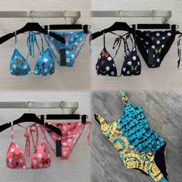 Women's Swimwear Designer fashion 2pcs Sexy Women Suer Butterfly Printing Bikini Set Bra Tie Side G-String Thong Bea e Suit Swimsuit Bathing Swiing 5923