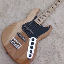 New electric guitar body in natural wood color, peach blossom core wood stock available for free delivery