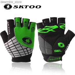 Cycling Gloves Cycling Gloves Half Finger Mens Womens Summer Breathab Bicyc Short Gloves Ciclismo MTB Mountain Sports Bike Accessories L48