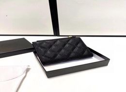 Cc Wallet designer wallet purse Card wallets Holder purses Luxury Caviar Cowhide Short Leather Men Women Credit Clutch Mini Cardho2610976