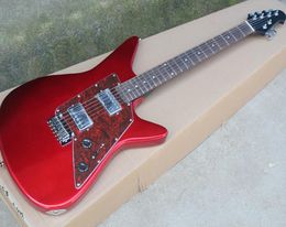 6 Strings Metallic Red Electric Guitar with Rosewood Fretboard22 FretsCustomizable3149948