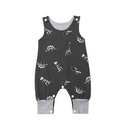 Newborn Kids Baby Boy Clothes Dinosaur Romper Jumpsuit Bodysuit Overall Outfits5355873