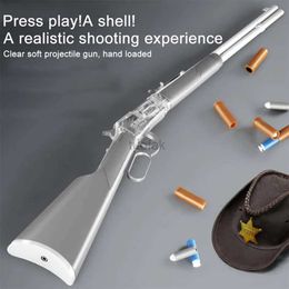 Gun Toys Powerful Shell Ejecting Soft Bullet Shotgun For Adults Boys Age 8+ TK Toy Guns Dropshipping Shopify 240416