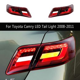 Rear Lamp Brake Reverse Parking Running Lights Streamer Turn Signal Indicator Taillights For Toyota Camry LED Tail Light 08-11